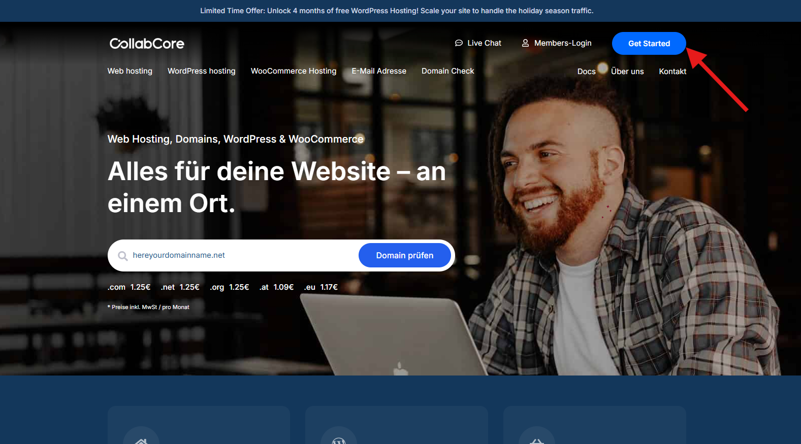CollabCore App Wie man sich bei CollabCore anmeldet