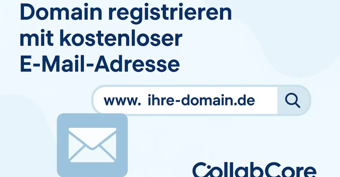 Domain registrieren mit kostenloser E-Mail-Adresse