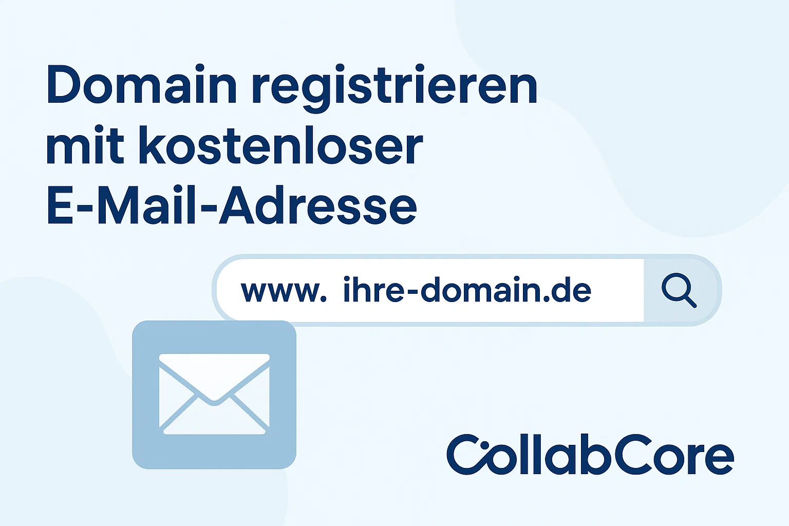 Domain registrieren mit kostenloser E-Mail-Adresse