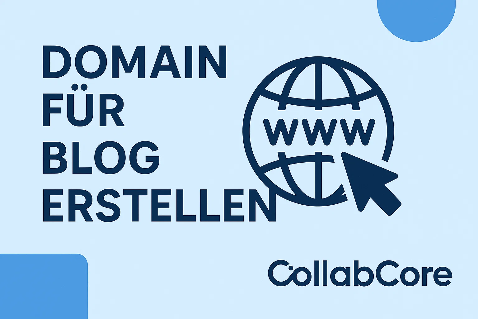 Domain für Blog erstellen