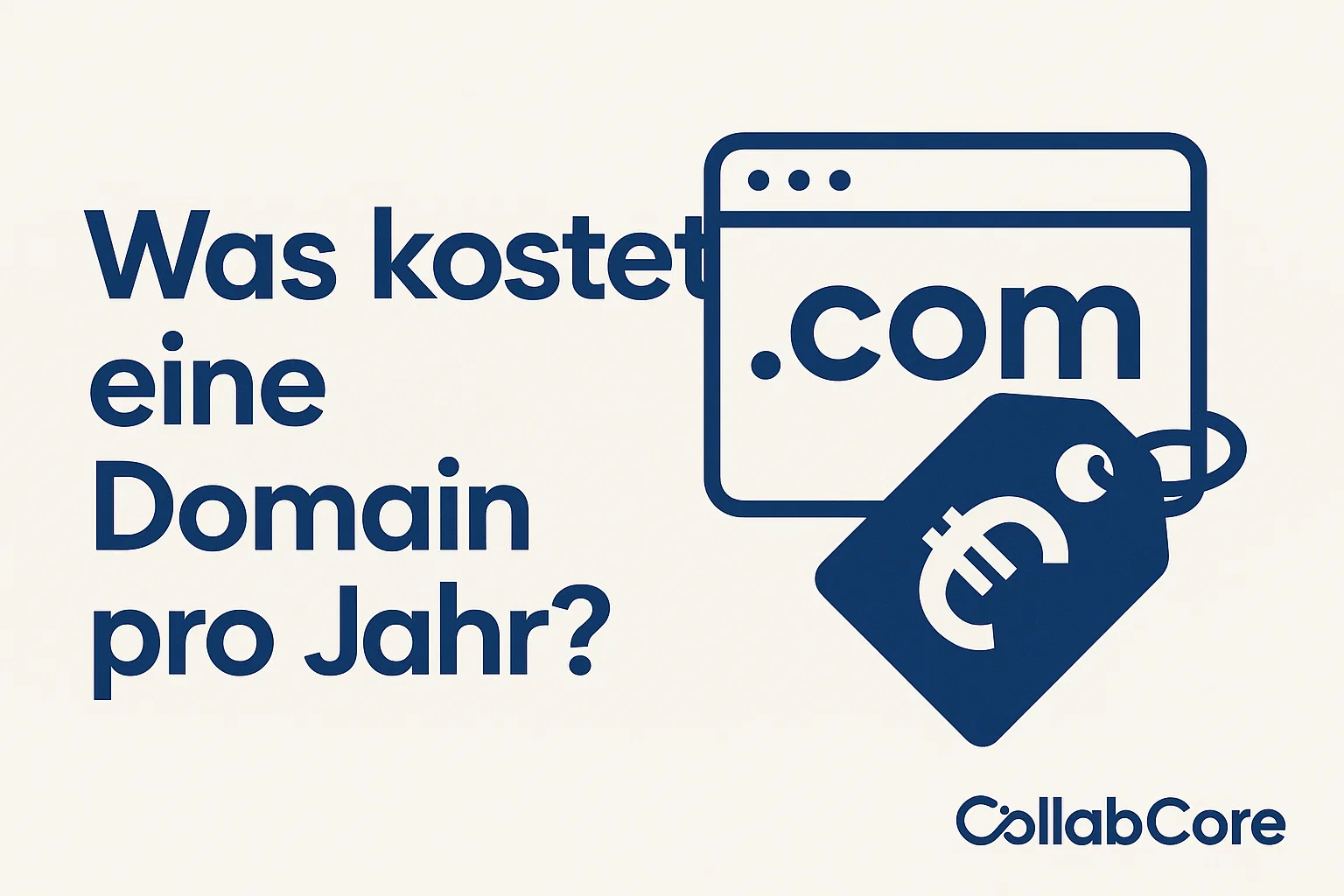 Was kostet eine Domain pro Jahr?