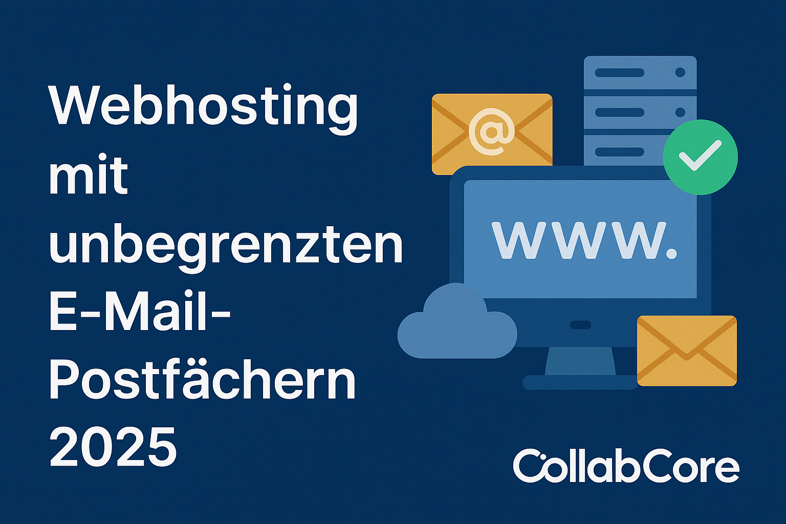 Webhosting mit unbegrenzten E-Mail-Postfächern