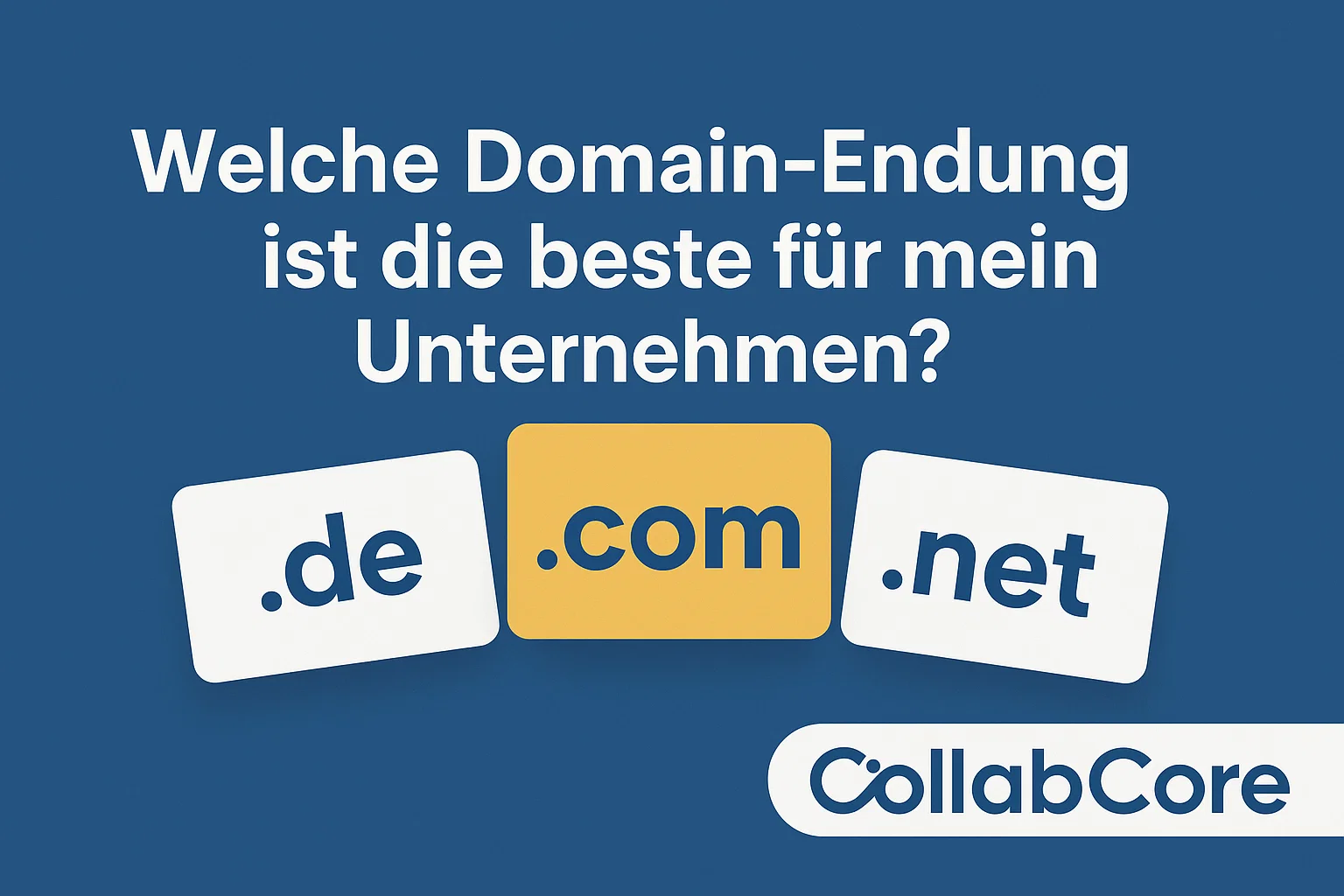 Welche Domain-Endung ist die beste für mein Unternehmen?